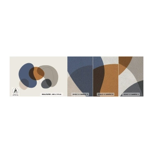 Vzorka fototapety Premium Sand - Kvapky farieb - Abstrakcia, Kus, Grafika - 100x30 cm