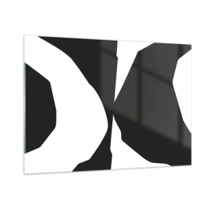 Obraz na skle - Positive-negative - 100x70 cm