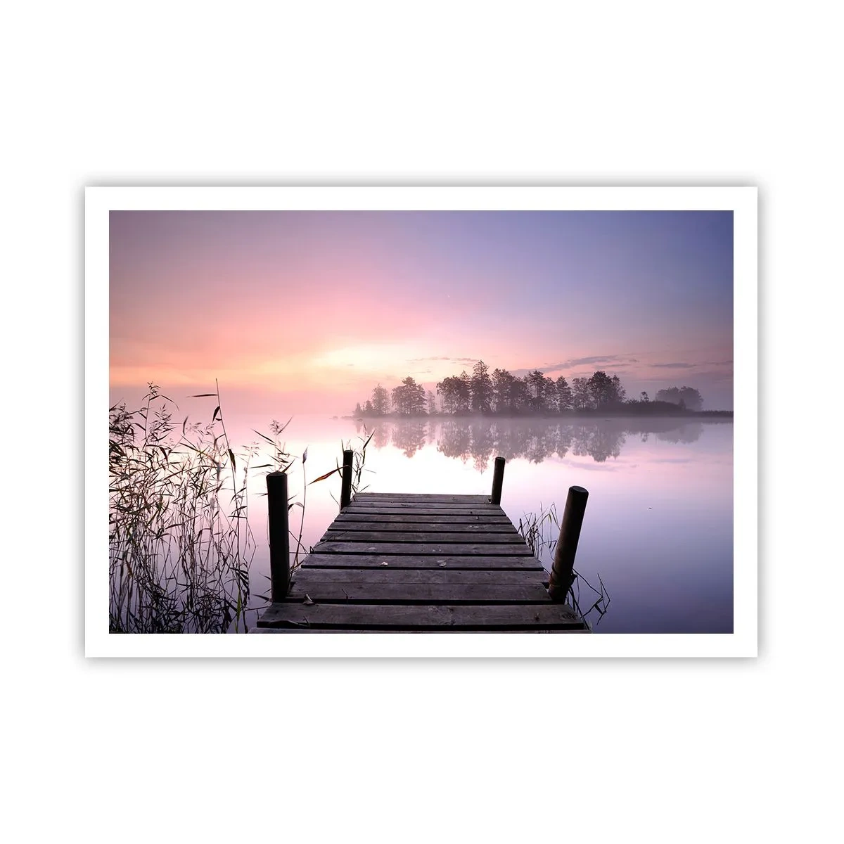 Plagát - Z ľaliovej hmly… - 100x70 cm