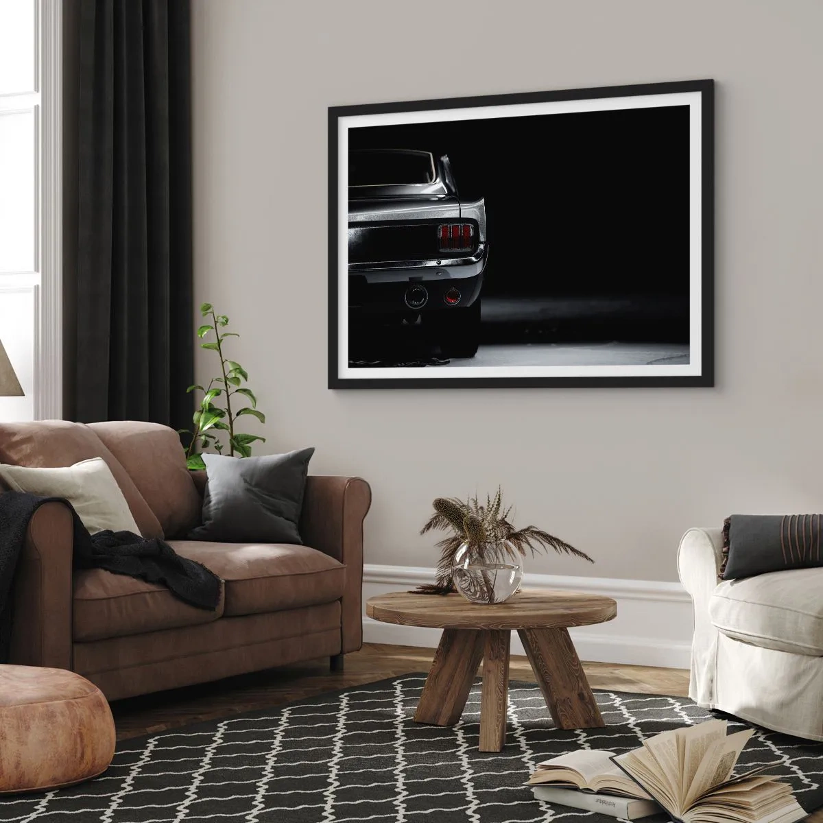 Plagát v čiernom ráme - Kúzlo klasiky - 50x40 cm