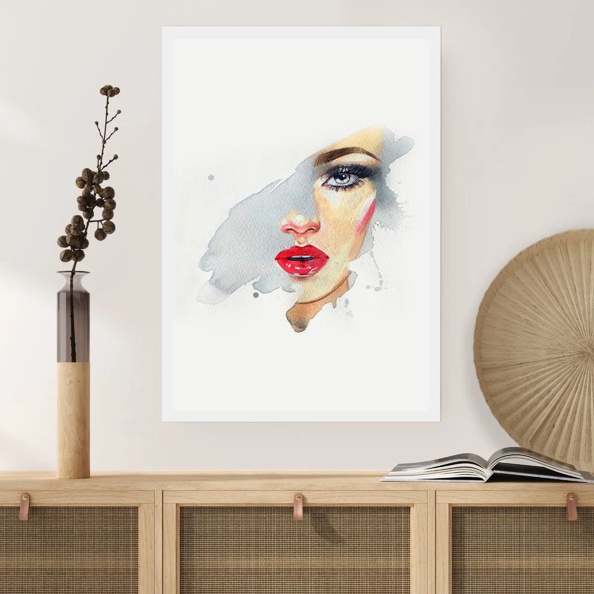 Plagát - Odraz v kvapke vody - 50x70 cm