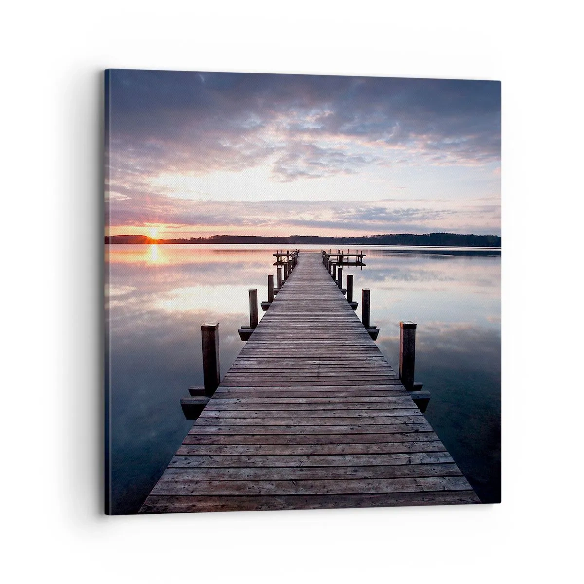 Obraz na plátne - Tichá hranica medzi dňom a nocou - 70x70 cm