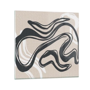 Obraz na skle - Znásobená expresia - 70x70 cm