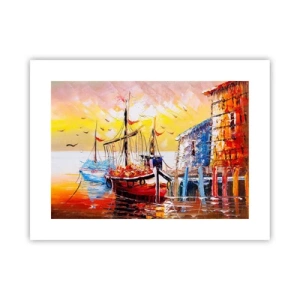 Plagát - Šťastný návrat - 40x30 cm