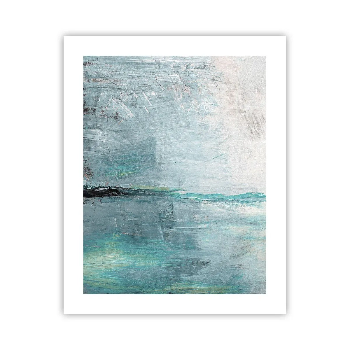 Plagát - Horizontálne v modrej - 40x50 cm
