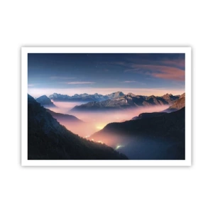 Plagát - Svetlo v údoliach - 100x70 cm