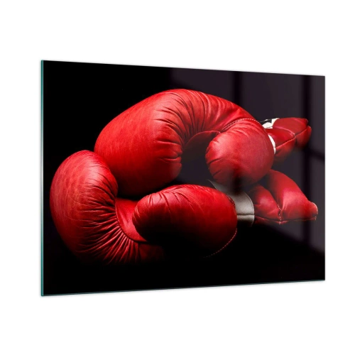Obraz na skle - Emócie boja za nami - 100x70 cm