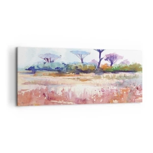 Obraz na plátne - Farby savany - 100x40 cm