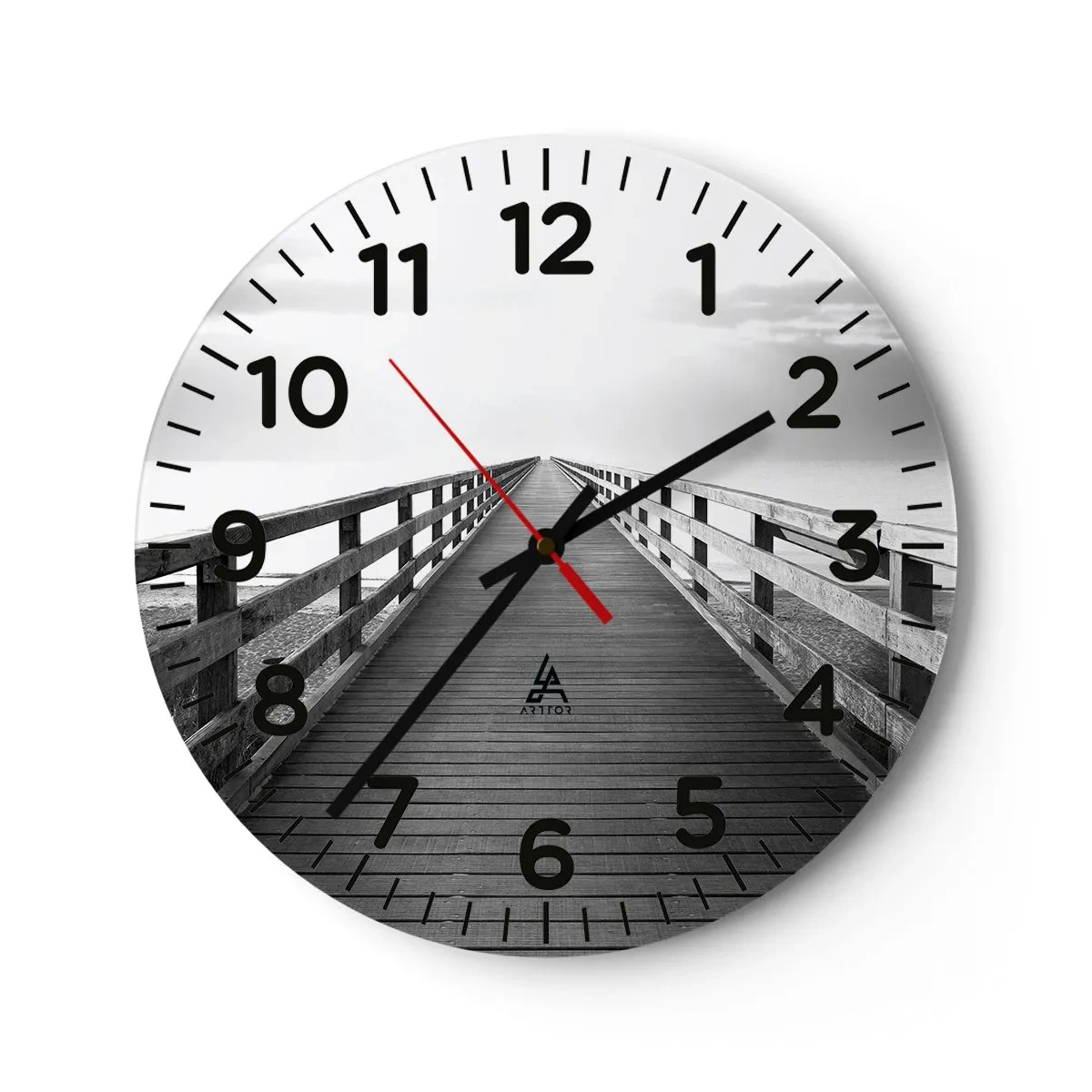 Nástenné hodiny - Do diaľky… - 30x30 cm