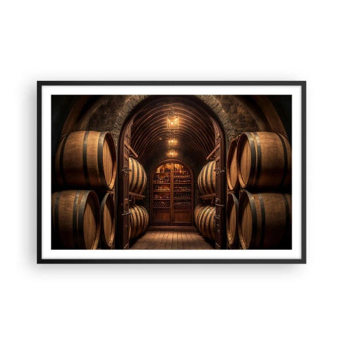 Plagát v čiernom ráme - Nádherná pivnica - 91x61 cm