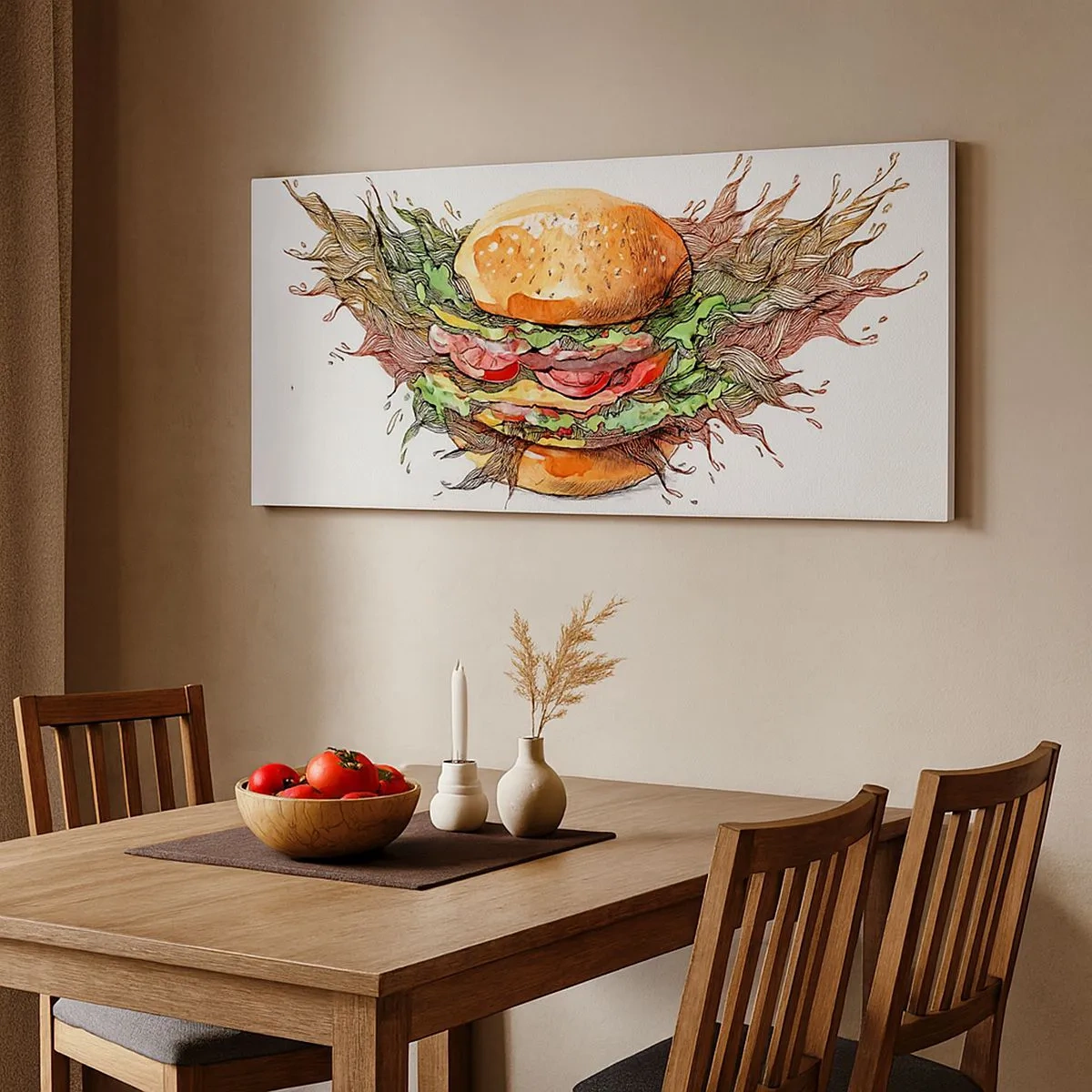 Obraz na plátne - Horúce pokušenie - 100x40 cm