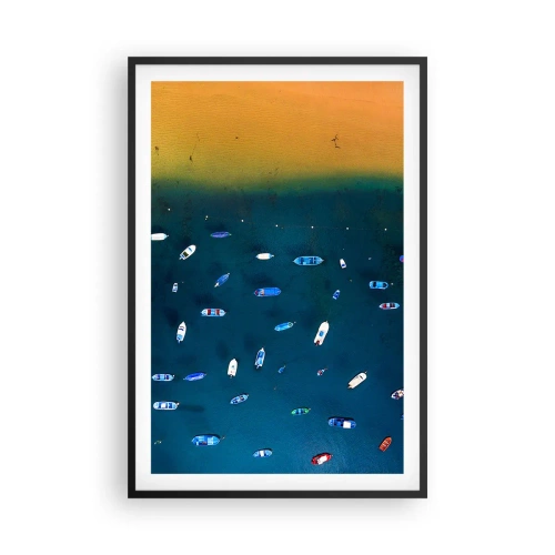Plagát v čiernom ráme - Prázdninová hra - 61x91 cm