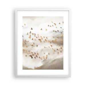 Plagát v bielom ráme - Už je čas... - 40x50 cm