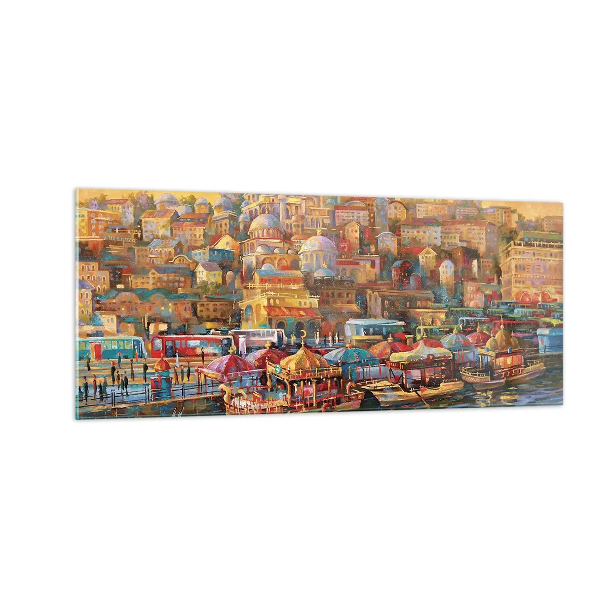Obraz na skle - Istanbulský príbeh - 100x40 cm