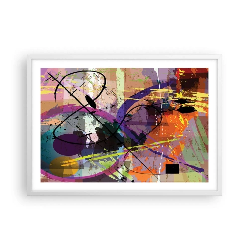 Plagát v bielom ráme - Možno priamo alebo okolo - 70x50 cm