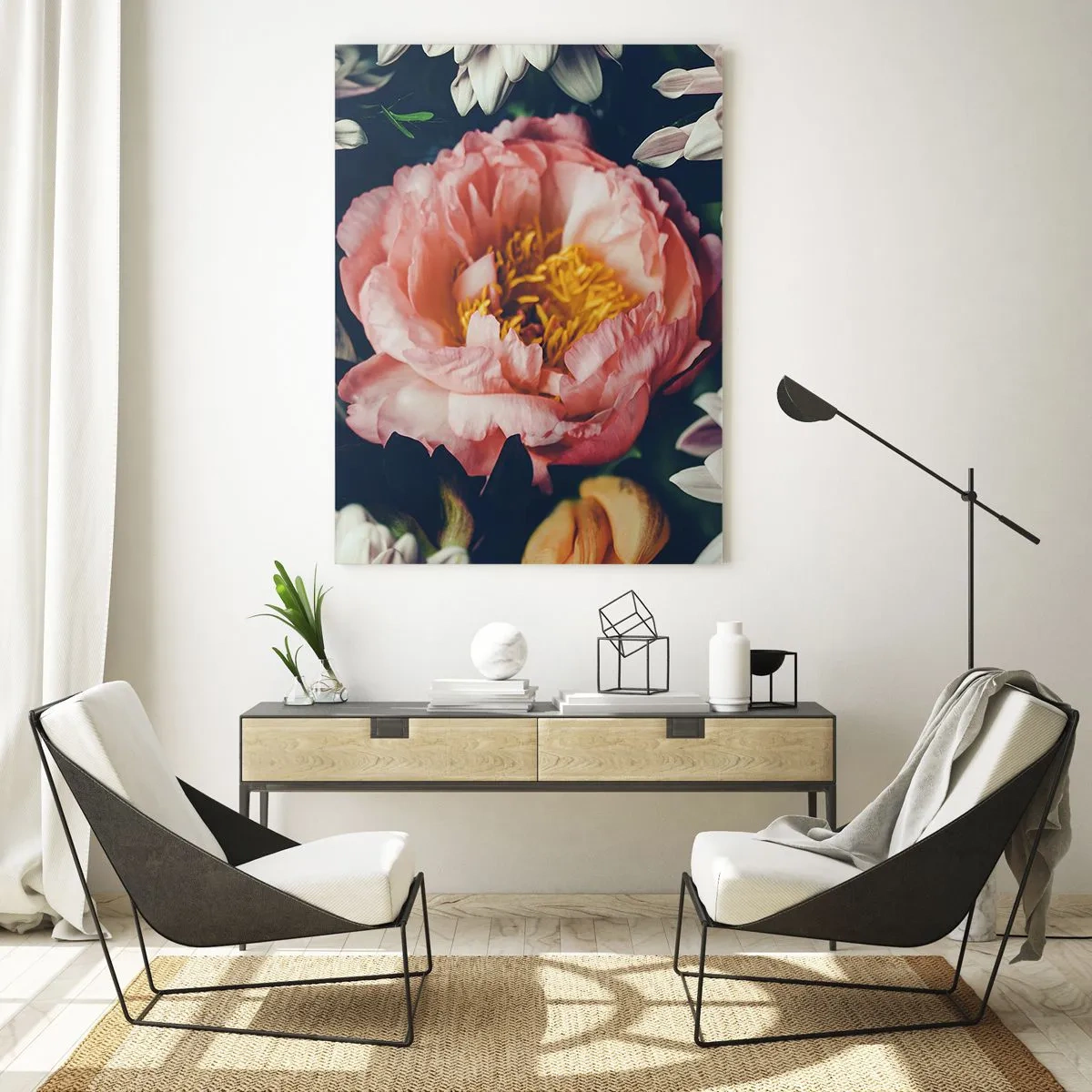 Obraz na skle - S barokovým prepychom - 50x70 cm
