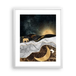 Plagát v bielom ráme - Odveké práva - 40x50 cm