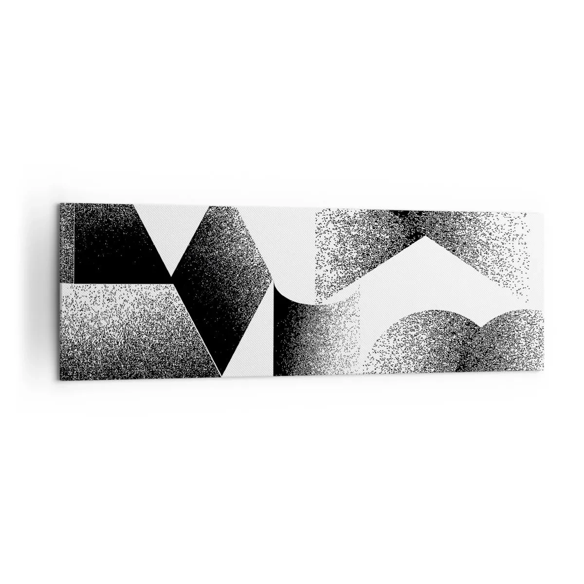 Obraz na plátne - Uhly a ovály - 160x50 cm