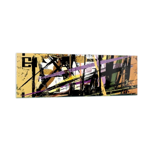 Obraz na skle - Ostrý rez - 160x50 cm