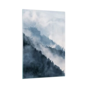 Obraz na skle - Horská mystika - 80x120 cm