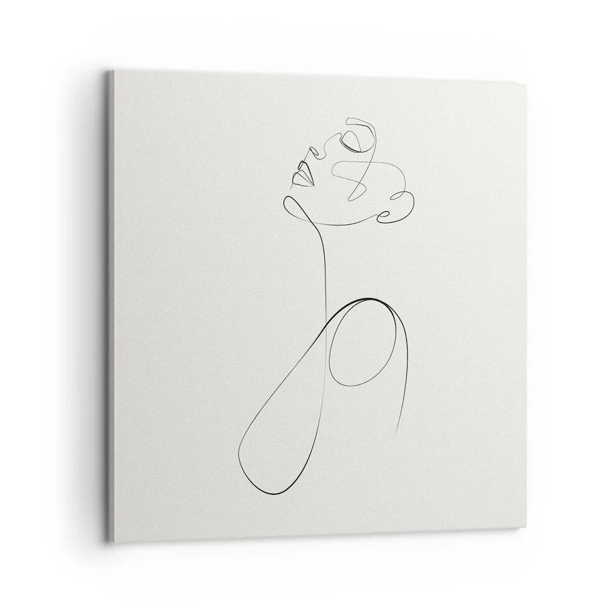 Obraz na plátne - Zamotaná v snoch - 60x60 cm