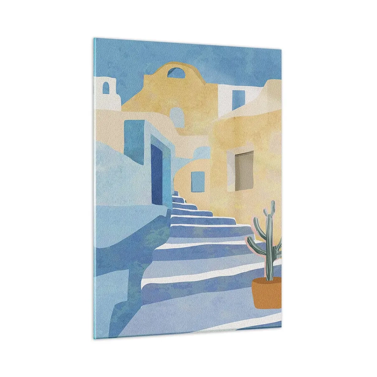Obraz na skle - Deň v arabskom meste - 50x70 cm