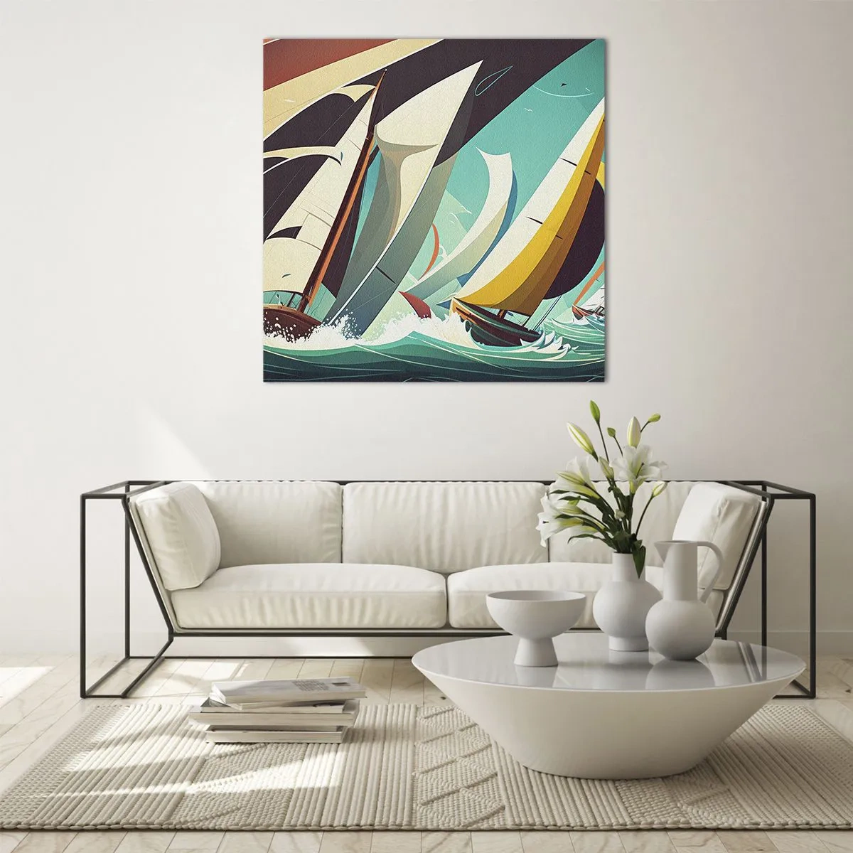 Obraz na skle - Ako vychádzať so živlami - 60x60 cm