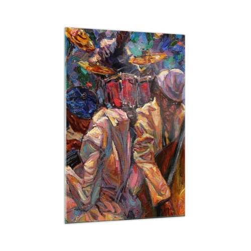 Obraz na skle - V jednom rytme - 70x100 cm