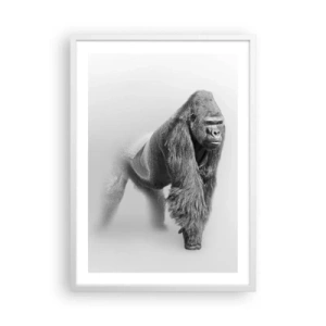 Plagát v bielom ráme - Istý si svojou silou - 50x70 cm