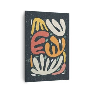 Obraz na plátne - Kompozícia – hneď ťa chytím - 70x100 cm