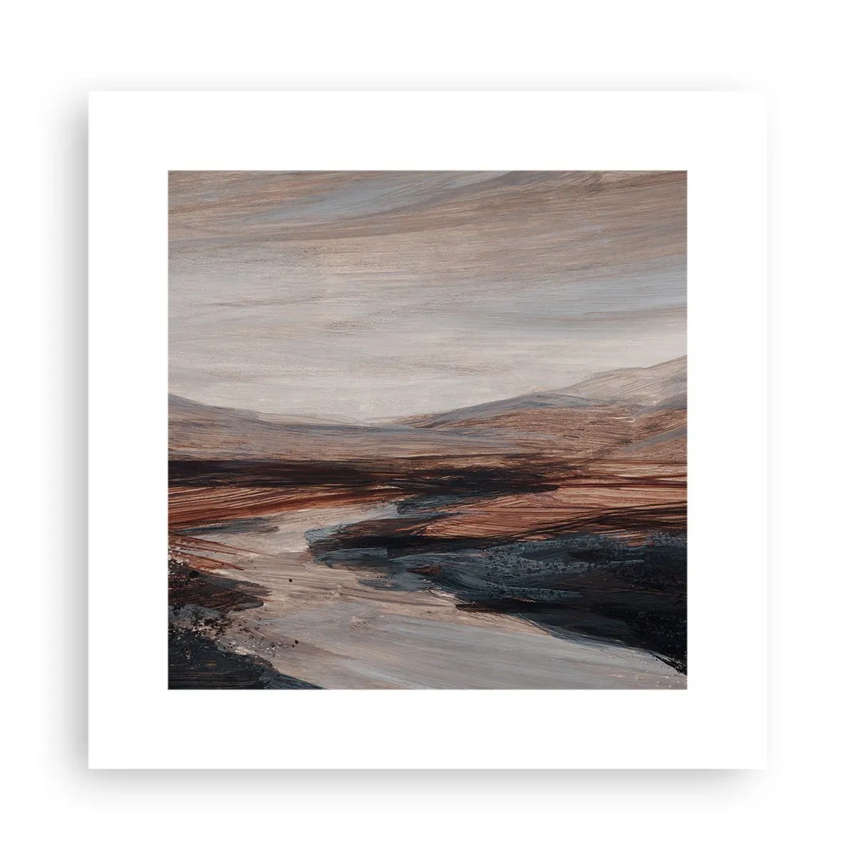 Plagát -  Pokojné údolie - 30x30 cm