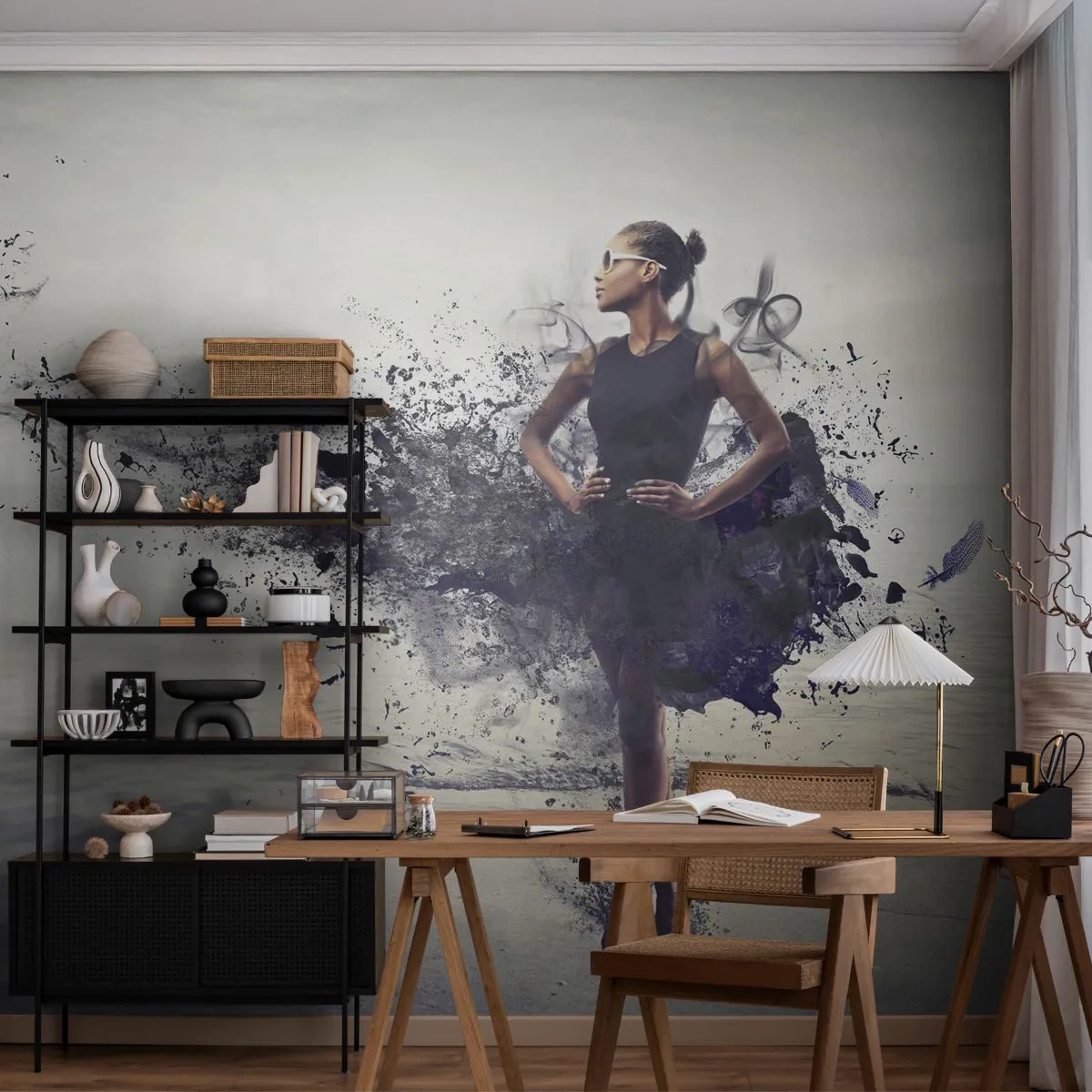 Fototapeta Standard Eco - Africká Venuša - Žena, Abstrakcia, Model - 250x175 cm