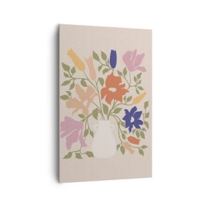 Obraz na plátne - Jemná kytica - 80x120 cm
