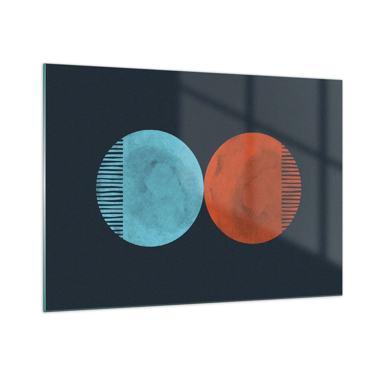 Obraz na skle - Iba geometria? - 100x70 cm