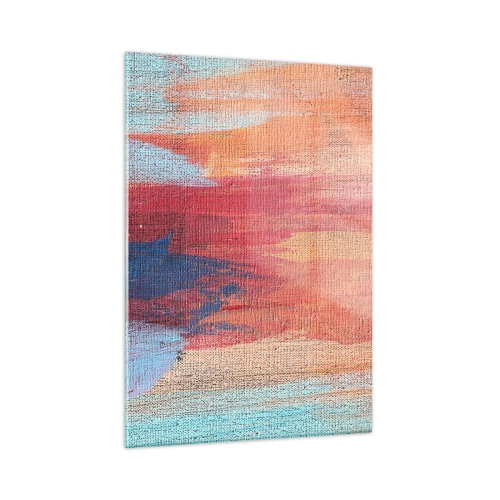 Obraz na skle - Stekať dúhou - 50x70 cm