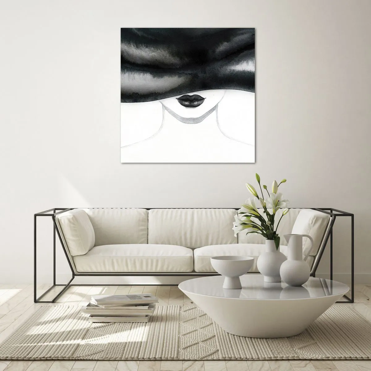 Obraz na skle - Zmyselná záhada - 40x40 cm