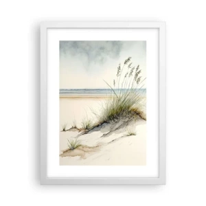 Plagát v bielom ráme - Stvorená vetrom - 30x40 cm