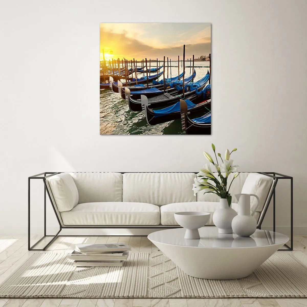Obraz na skle - Kým nastane zmätok - 70x70 cm