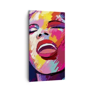 Obraz na plátne - Vyspievať celý život - 45x80 cm