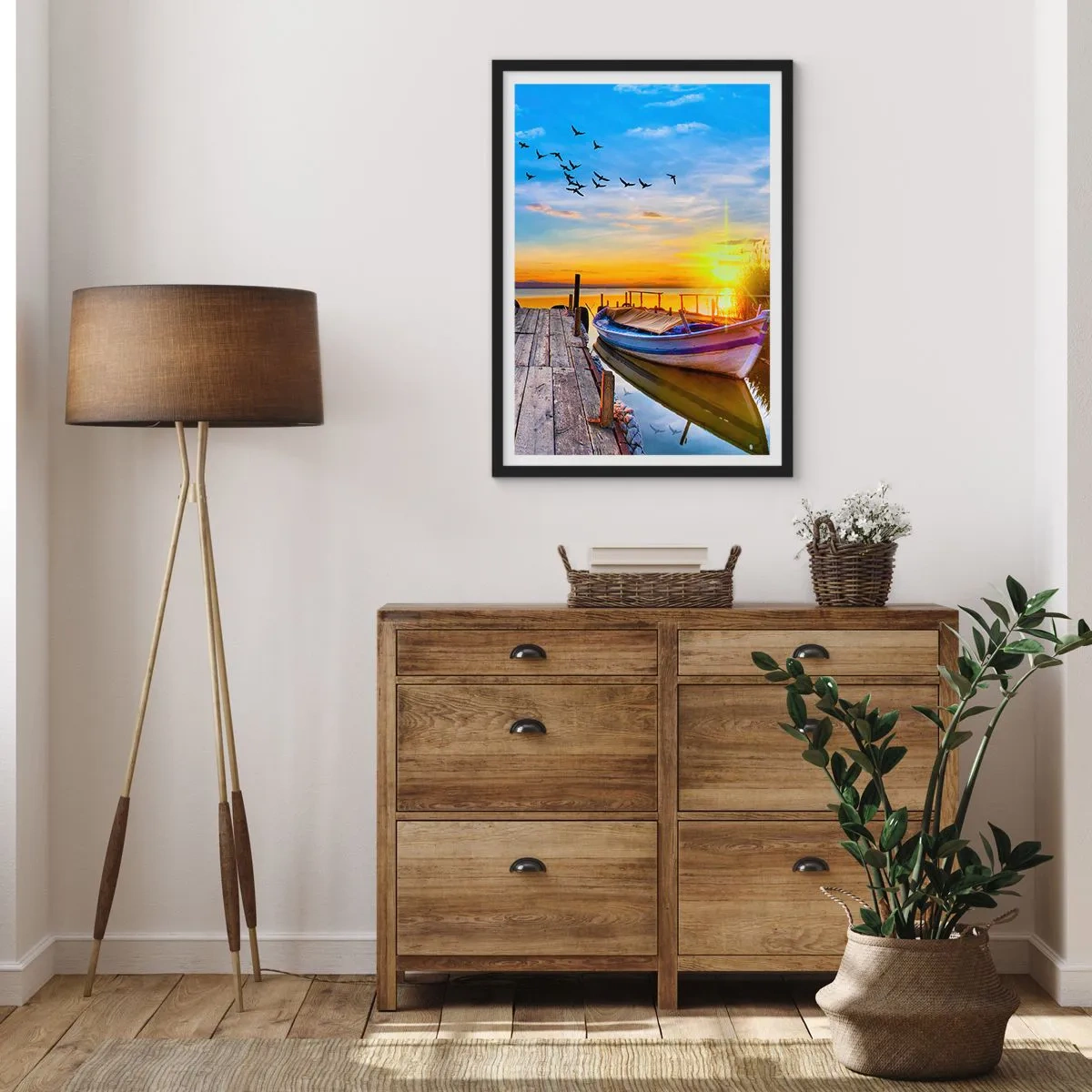 Plagát v čiernom ráme - Dovidenia, do zajtrajška - 40x50 cm