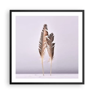 Plagát v čiernom ráme - Proti ničote - 60x60 cm