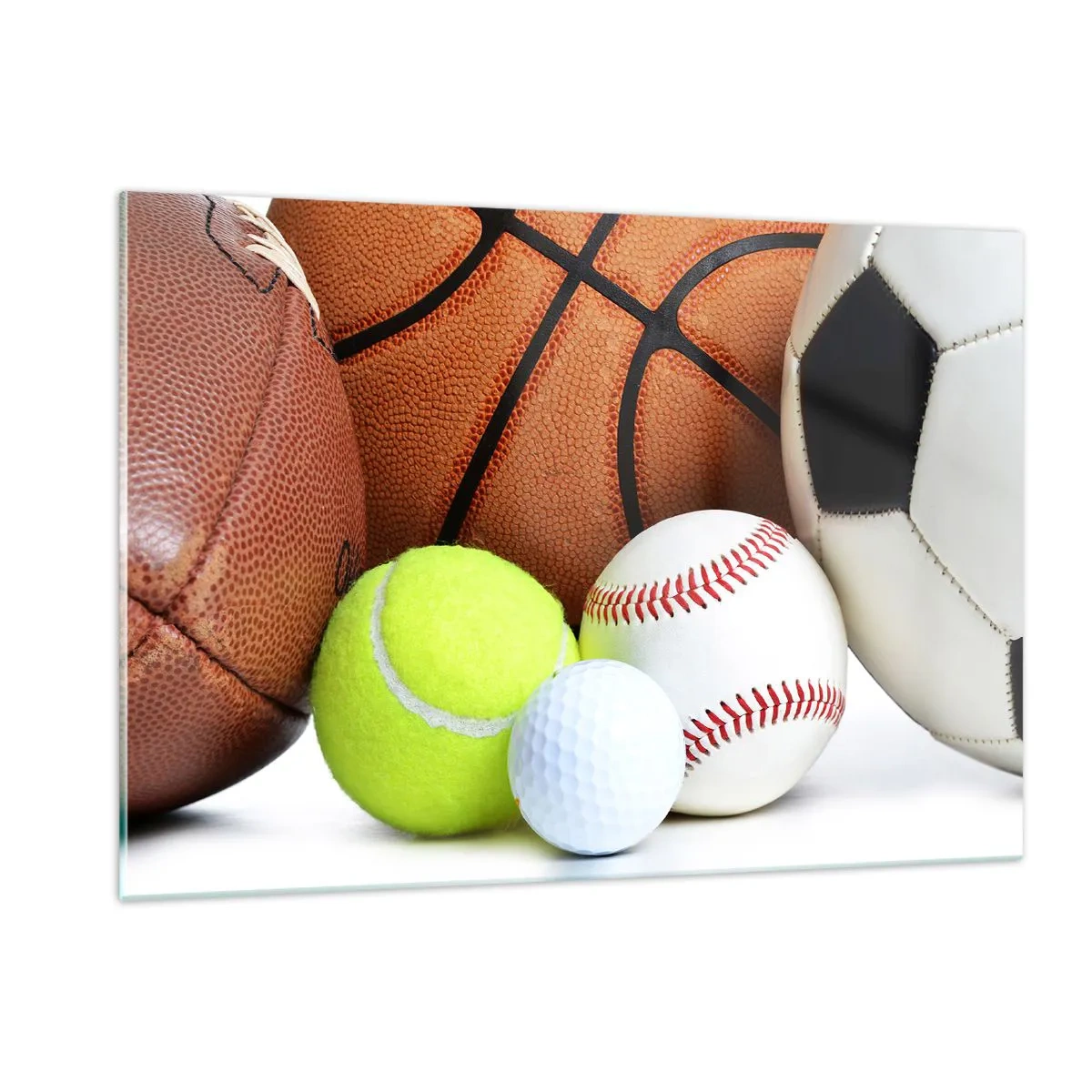 Obraz na skle - Spája nás futbal! - 120x80 cm