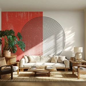 Fototapeta Premium Sand - Presný zásah - Abstrakcia, Kus, Grafika - 350x256 cm