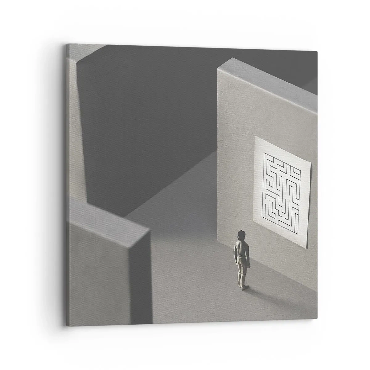 Obraz na plátne - Kde to ale som? - 70x70 cm