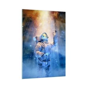 Obraz na skle - Konečne v cieli - 50x70 cm