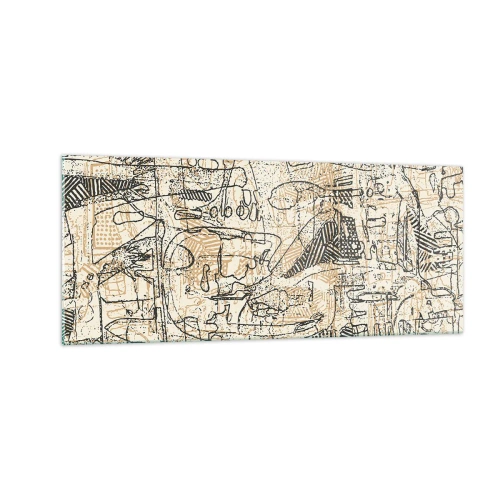 Obraz na skle - Čaká na rozlúštenie - 100x40 cm