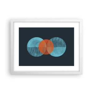 Plagát v bielom ráme - Symetrická kompozícia - 40x30 cm