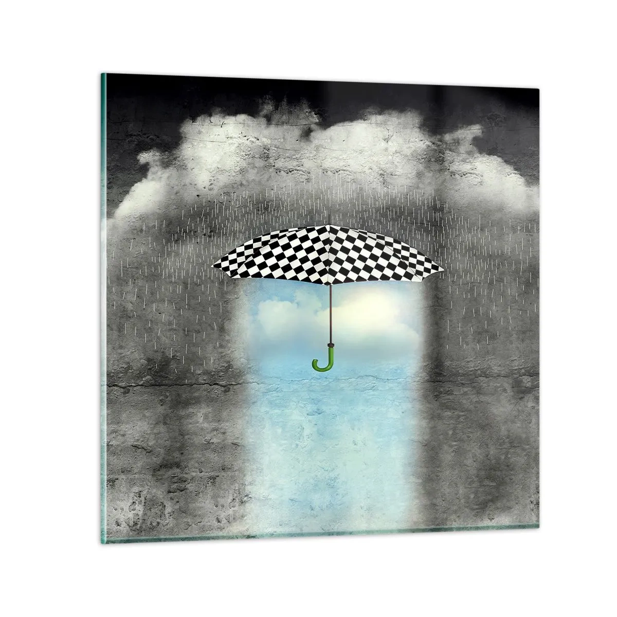 Obraz na skle - A predsa je to možné - 50x50 cm