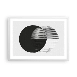 Plagát v bielom ráme - Jeho alter ego - 70x50 cm