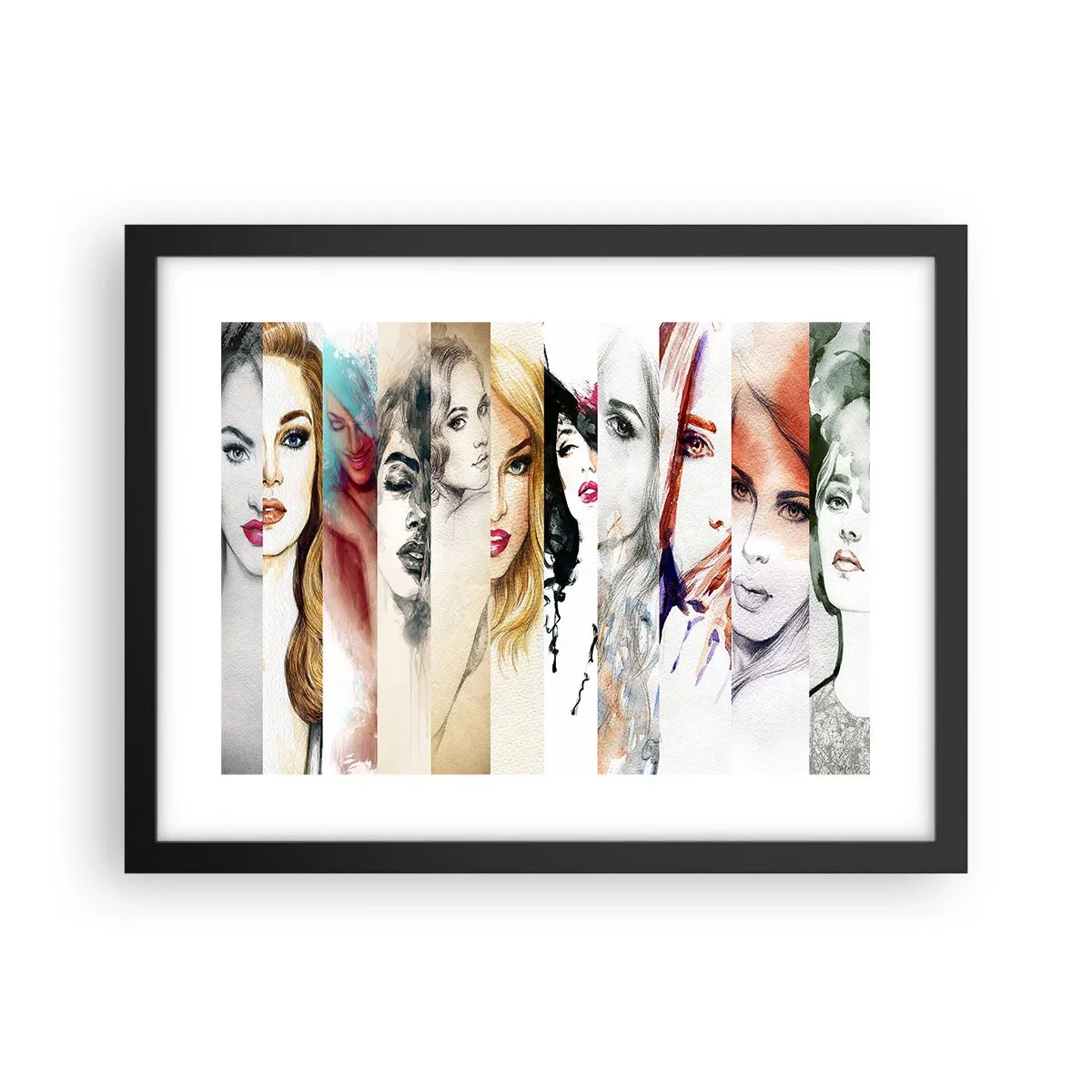 Plagát v čiernom ráme - A vždy si to TY - 40x30 cm